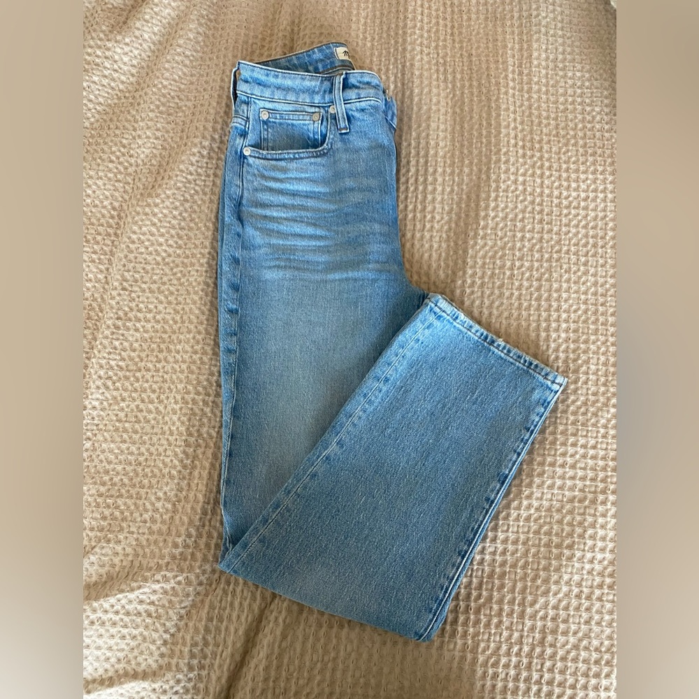 Madewell curvy perfect vintage straight leg jeans